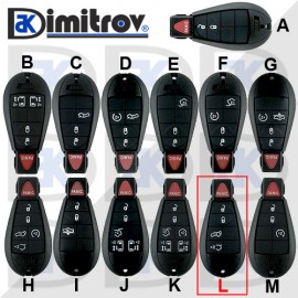 Кутийка ключ Chrysler Dodge Jeep